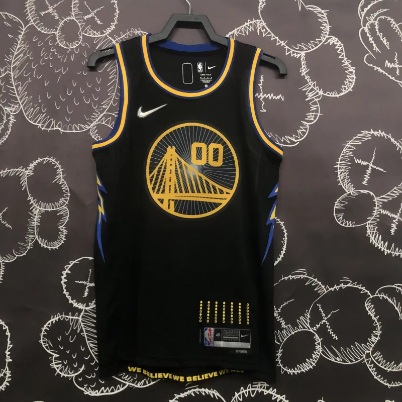 2022/23 Golden State Warriors City Edition Jonathan Kuminga #00 Men’s Jersey