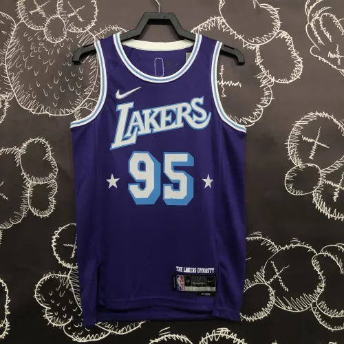 2022/23 Los Angeles Lakers City Edition Kyle Anderson #95 Camisola para homem