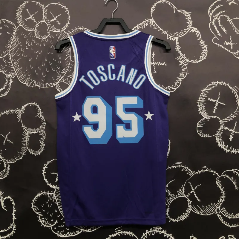 2022/23 Los Angeles Lakers City Edition Kyle Anderson #95 Camiseta de hombre