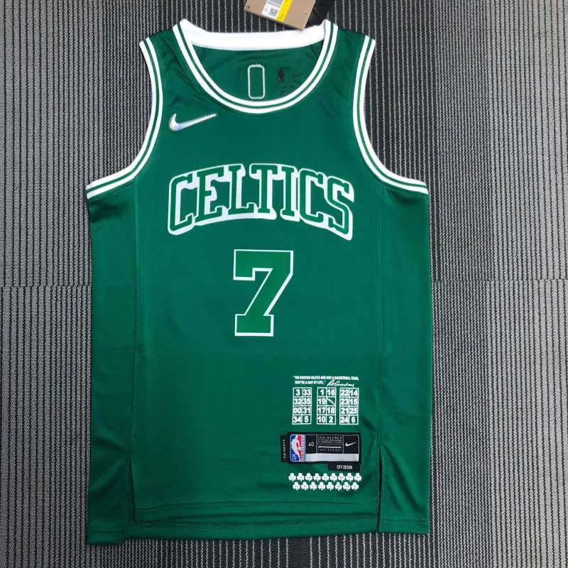 Maglia da uomo Jaylen Brown #7 dei Boston Celtics, edizione City 2022/23