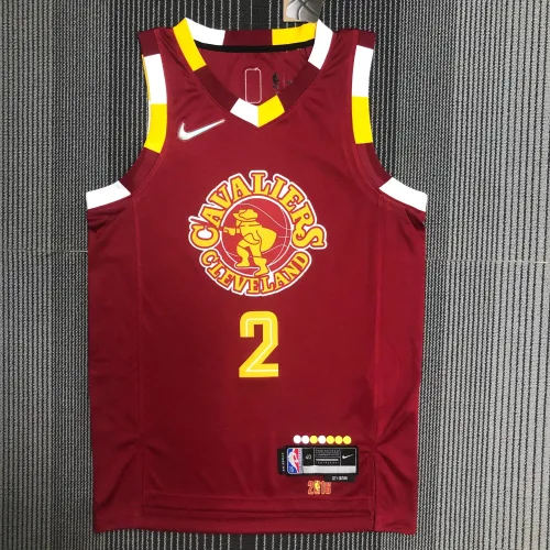 Camisola masculina Kyrie Irving #2 dos Cleveland Cavaliers, Edição City, 2022/23