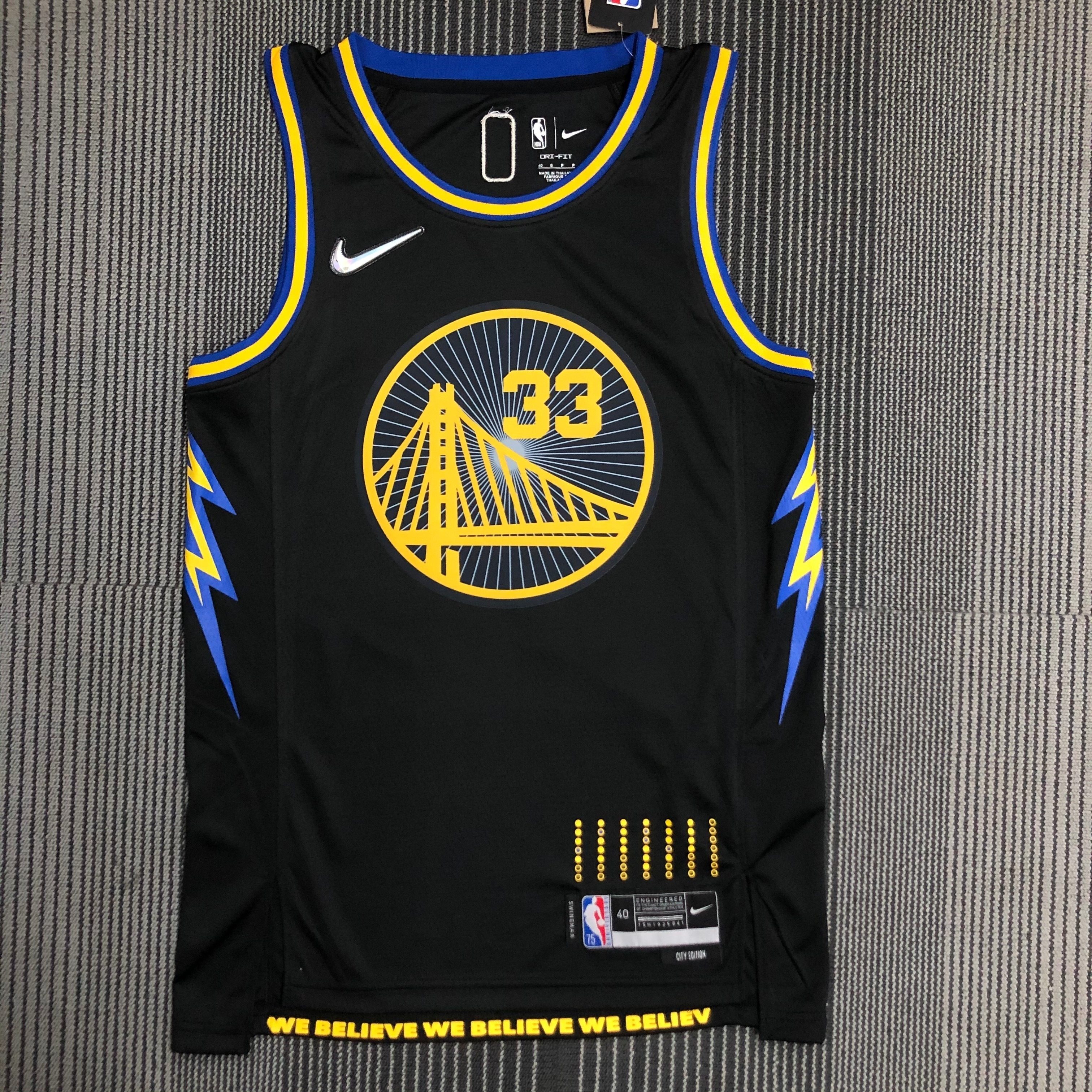 2022/23 Golden State Warriors City Edition #33 Men#039;s Jersey