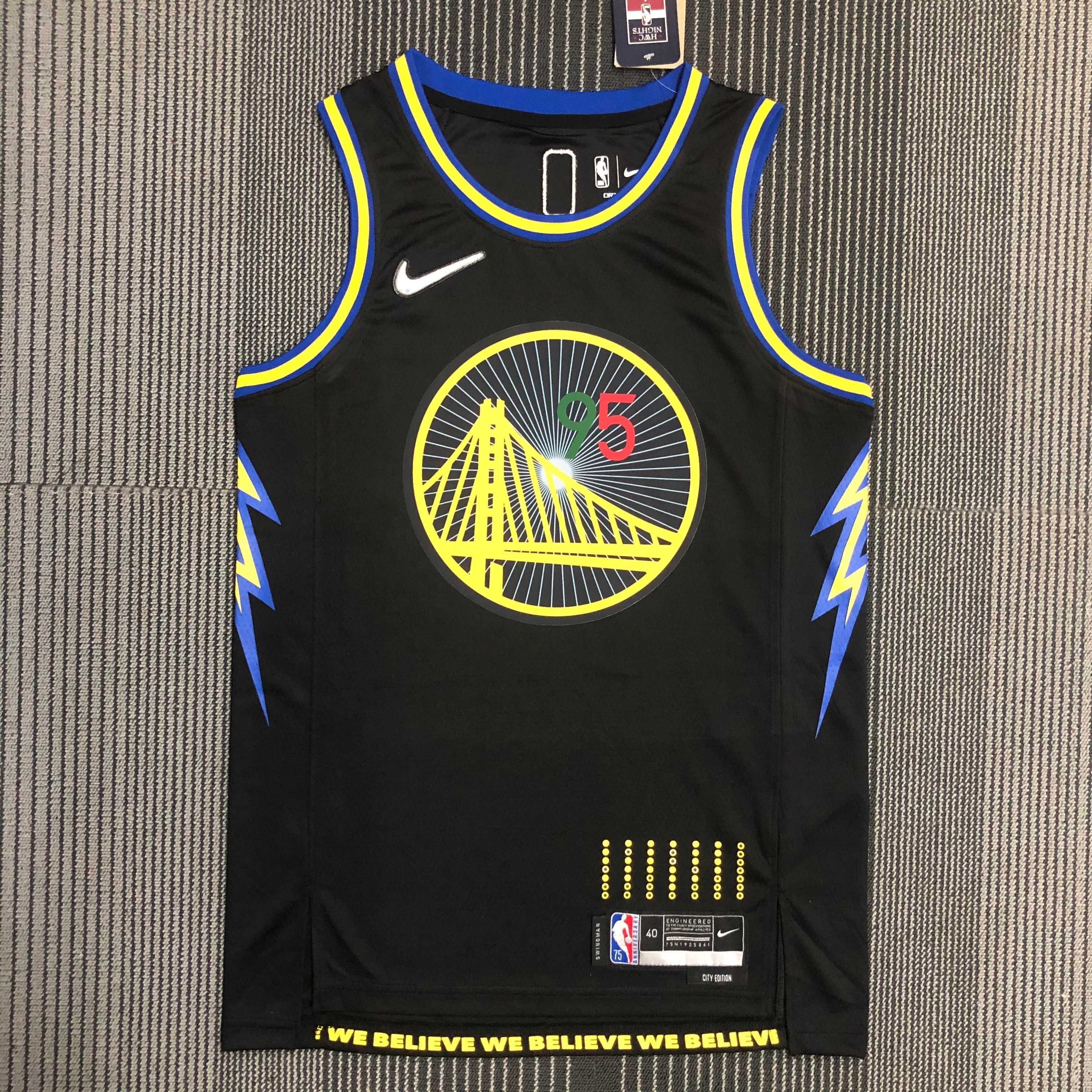 2022/23 Golden State Warriors City Edition Limited Edition #95 Men#039;s Jersey