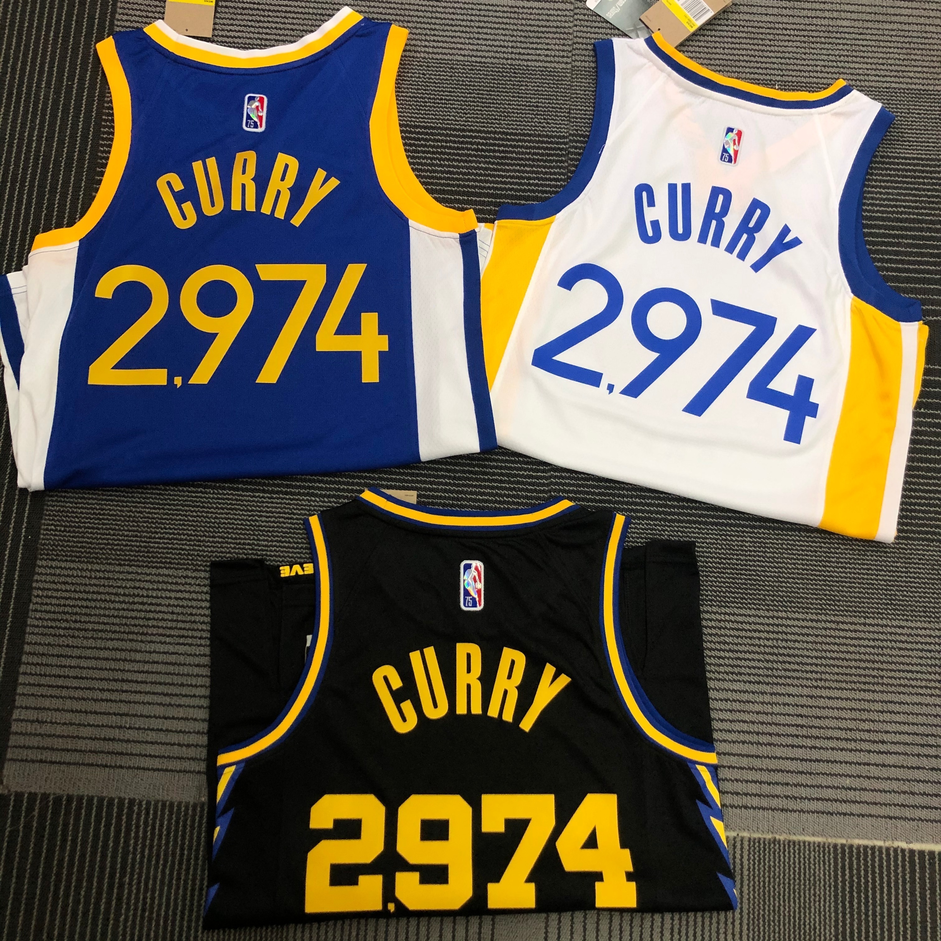 2022/23 Golden State Warriors City Edition Stephen Curry Men#8217;s Jersey