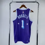 2022/23 Los Angeles Lakers City Edition D'Angelo Russell #1 Camisola para homem