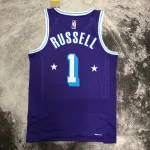 2022/23 Los Angeles Lakers City Edition D'Angelo Russell #1 Camisola para homem