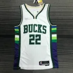 Camiseta de hombre Milwaukee Bucks City Edition 2022/23 Khris Middleton #22 2022/23 Milwaukee Bucks City Edition Khris Middleton #22 Men’s Jersey