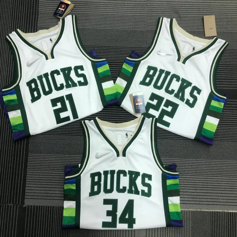 2022/23 Milwaukee Bucks City Edition Khris Middleton #22 Men’s Jersey