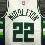 2022/23 Milwaukee Bucks City Edition Khris Middleton #22 Men’s Jersey