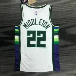2022/23 Milwaukee Bucks City Edition Khris Middleton #22 Men’s Jersey