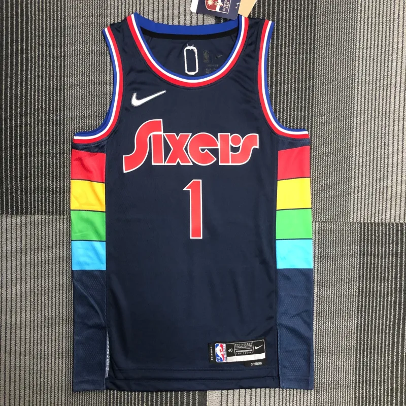 2022/23 Philadelphia 76ers City Edition #1 Men's Jersey