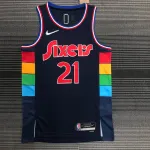 Camiseta 2022/23 Philadelphia 76ers City Edition Joel Embiid #21, Hombre 2022/23 Philadelphia 76ers City Edition Joel Embiid #21 Men’s Jersey
