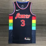 2022/23 Philadelphia 76ers City Edition Allen Iverson #3 Maillot Hommes 2022/23 Philadelphia 76ers City Edition Allen Iverson #3 Men’s Jersey