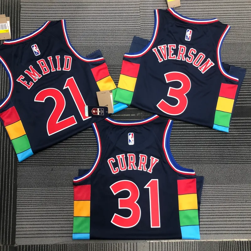 2022/23 Philadelphia 76ers City Edition Allen Iverson #3 Men’s Jersey