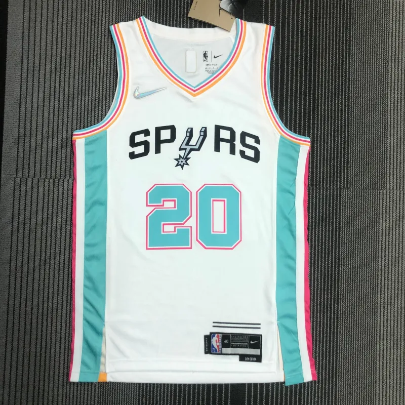 2022/23 San Antonio Spurs City Edition Manu Ginobili #20 Jersey | NBA Swingman Jersey