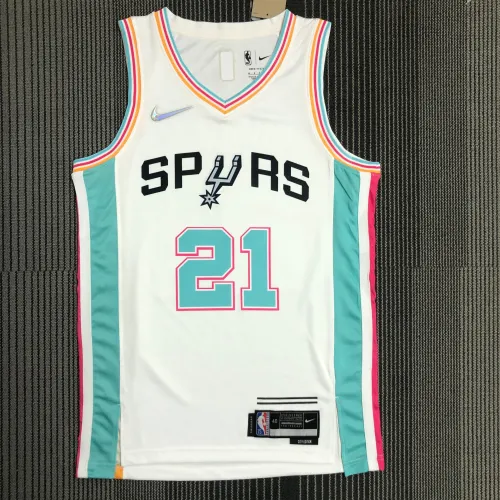 2022/23 San Antonio Spurs City Edition Tim Duncan #21 Jersey | NBA Swingman Jersey