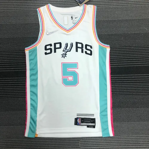 2022/23 San Antonio Spurs City Edition Dejounte Murray #5 Jersey | NBA Swingman Jersey