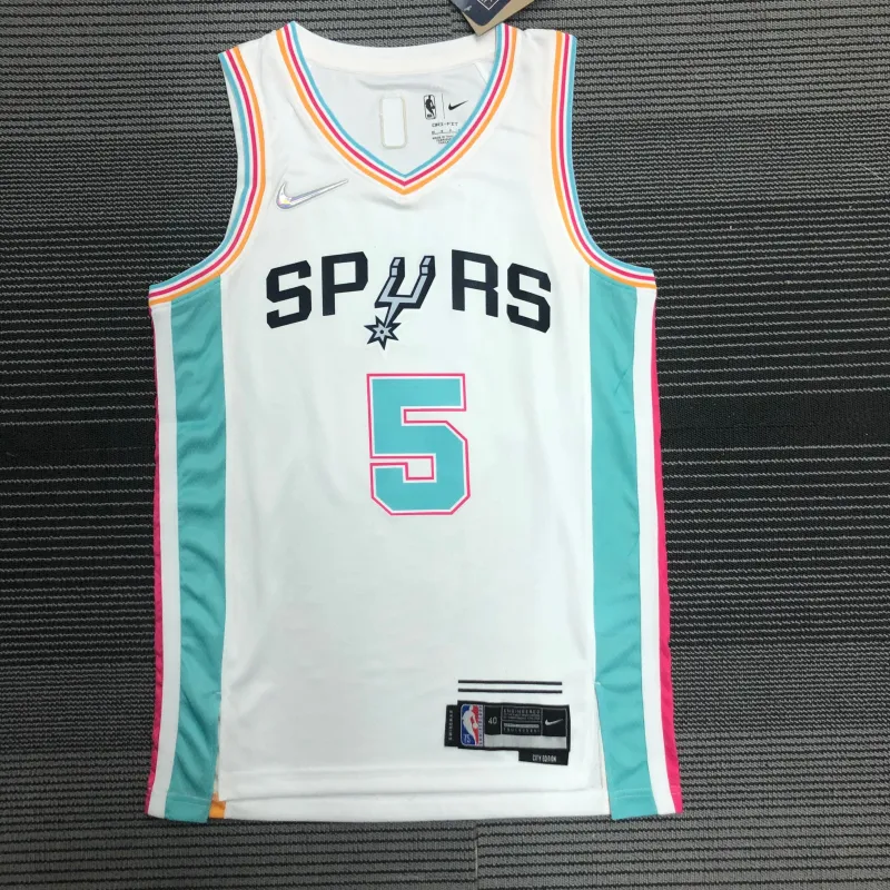 2022/23 San Antonio Spurs City Edition Dejounte Murray #5 Jersey | NBA Swingman Jersey