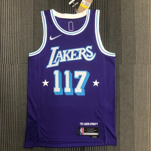 2022/23 Los Angeles Lakers City Edition X-BOX Collaboration #117 Camisola para homem