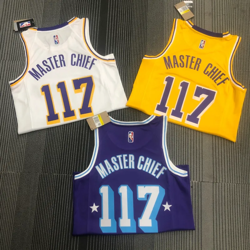 2022/23 Los Angeles Lakers City Edition X-BOX Collaboration #117 Men’s Jersey