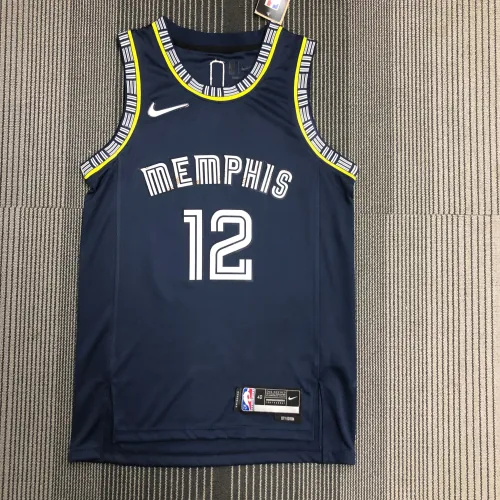 2022/23 Memphis Grizzlies City Edition Ja Morant #12 Maillot Hommes