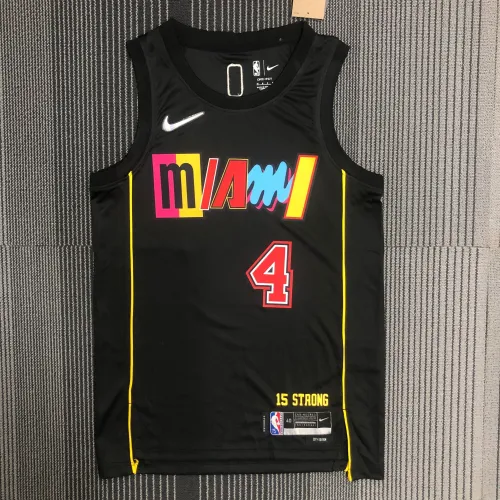 2022/23 Miami Heat City Editie Victor Oladipo #4 Herenshirt