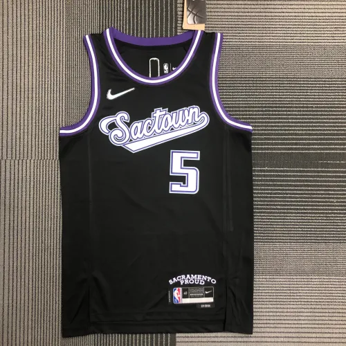 2022-23 Sacramento Kings City Edition De'Aaron Fox #5 Men's Jersey