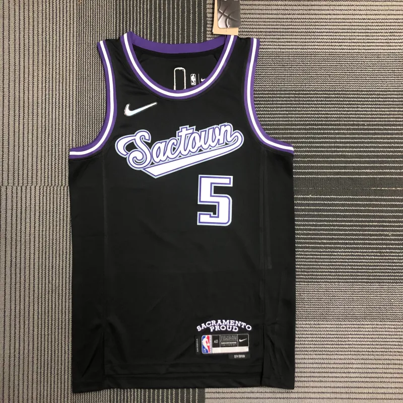 2022-23 Sacramento Kings City Edition De’Aaron Fox #5 Men’s Jersey