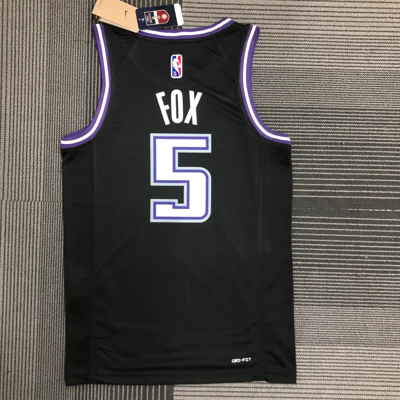 2022-23 Sacramento Kings City Edition De’Aaron Fox #5 Men’s Jersey