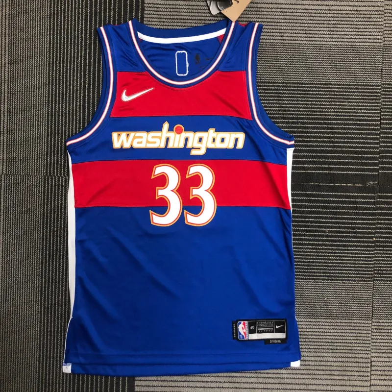 2022-23 Washington Wizards City Edition Kyle Kuzma #33 Men’s Jersey