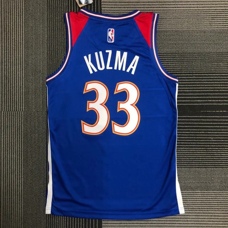 2022-23 Washington Wizards City Edition Kyle Kuzma #33 Men’s Jersey
