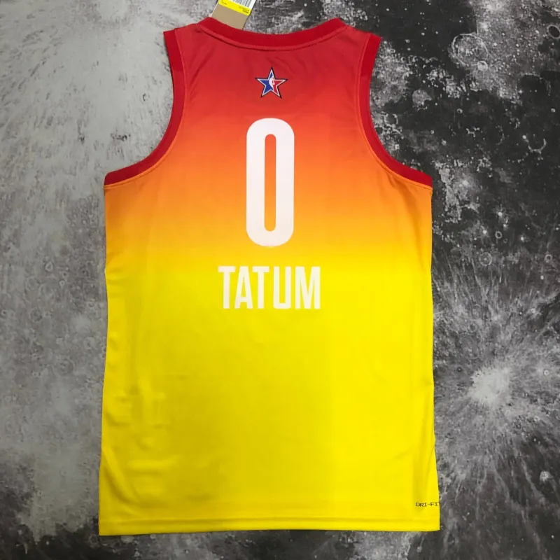 2023/24 Boston Celtics All-Star Jayson Tatum #0 Yellow Men’s Jersey