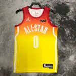 2023/24 Boston Celtics All-Star Jayson Tatum #0 Yellow Men’s Jersey