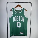 2023/24 Camisola verde para homem dos Boston Celtics Jayson Tatum #0 2023/24 Boston Celtics Jayson Tatum #0 Green Men’s Jersey