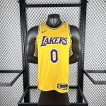 2023/24 Los Angeles Lakers Russell Westbrook #0 Yellow Men’s Jersey