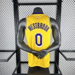 2023/24 Los Angeles Lakers Russell Westbrook #0 Yellow Men’s Jersey