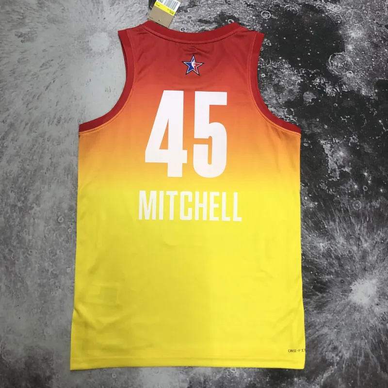 2023/24 Cleveland Cavaliers Yellow Donovan Mitchell #45 Men’s Jersey