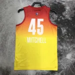 2023/24 Cleveland Cavaliers Yellow Donovan Mitchell #45 Men’s Jersey