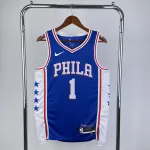 2023/24 Philadelphia 76ers Blue #1 Men's Jersey 2023/24 Philadelphia 76ers Blue #1 Men’s Jersey
