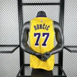 2023/24 Los Angeles Lakers Luka Doncic #77 Yellow Men’s Jersey