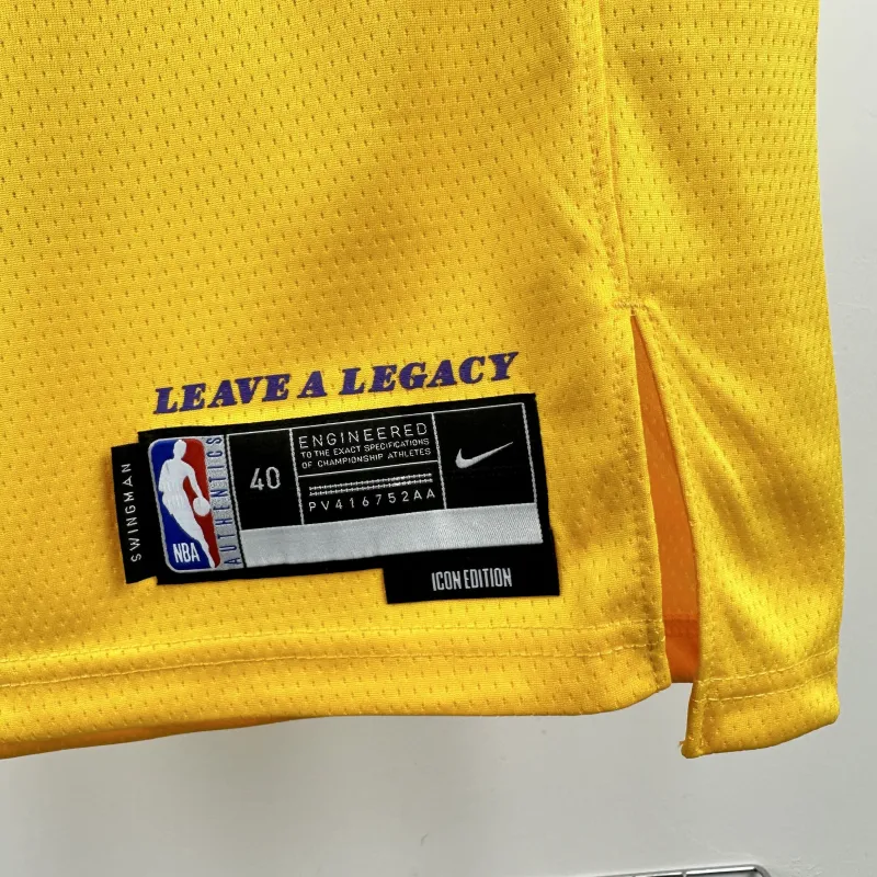 2023/24 Los Angeles Lakers Luka Doncic #77 Yellow Men’s Jersey