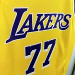 2023/24 Los Angeles Lakers Luka Doncic #77 Yellow Men’s Jersey