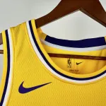 2023/24 Los Angeles Lakers Luka Doncic #77 Yellow Men’s Jersey