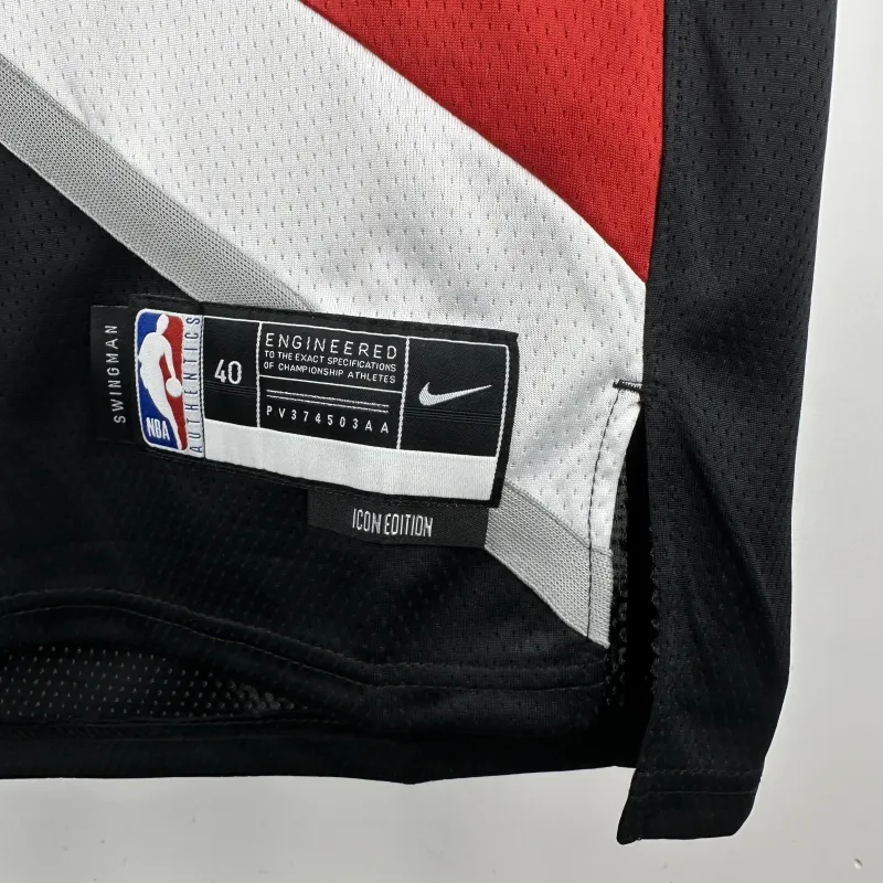 2023/24 Portland Trail Blazers Away Black Deni Avdija #8 Jersey | NBA Swingman Jersey