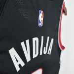 2023/24 Portland Trail Blazers Away Black Deni Avdija #8 Jersey | NBA Swingman Jersey
