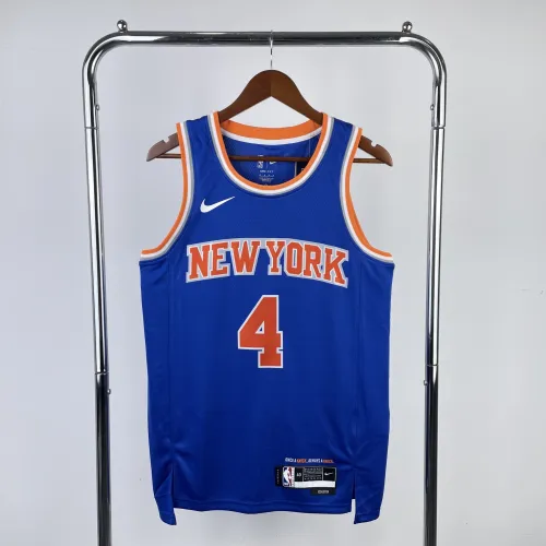 2023/24 New York Knicks Away Blue Derrick Rose #4 Jersey | NBA Swingman Jersey