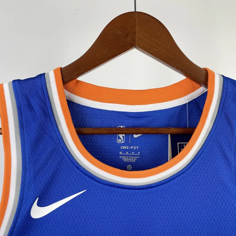 2023/24 New York Knicks Away Blue Derrick Rose #4 Jersey | NBA Swingman Jersey