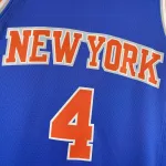 2023/24 New York Knicks Away Blue Derrick Rose #4 Jersey | NBA Swingman Jersey