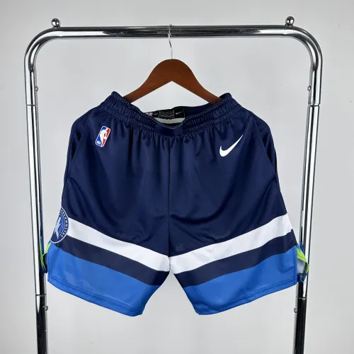 2023/24 Minnesota Timberwolves Away Blue Men's Shorts
