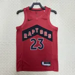 2023/24 Toronto Raptors Away Red Fred VanVleet #23 Jersey | NBA Swingman Jersey 2023/24 Toronto Raptors Away Red Fred VanVleet #23 Jersey | NBA Swingman Jersey